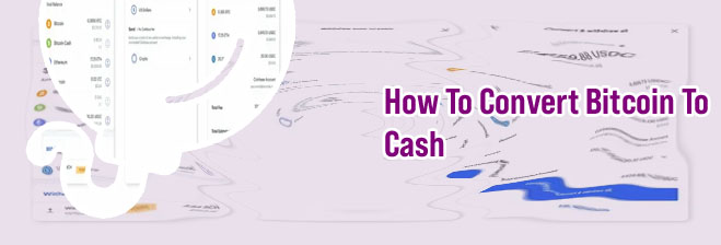 Convert crypto to cash